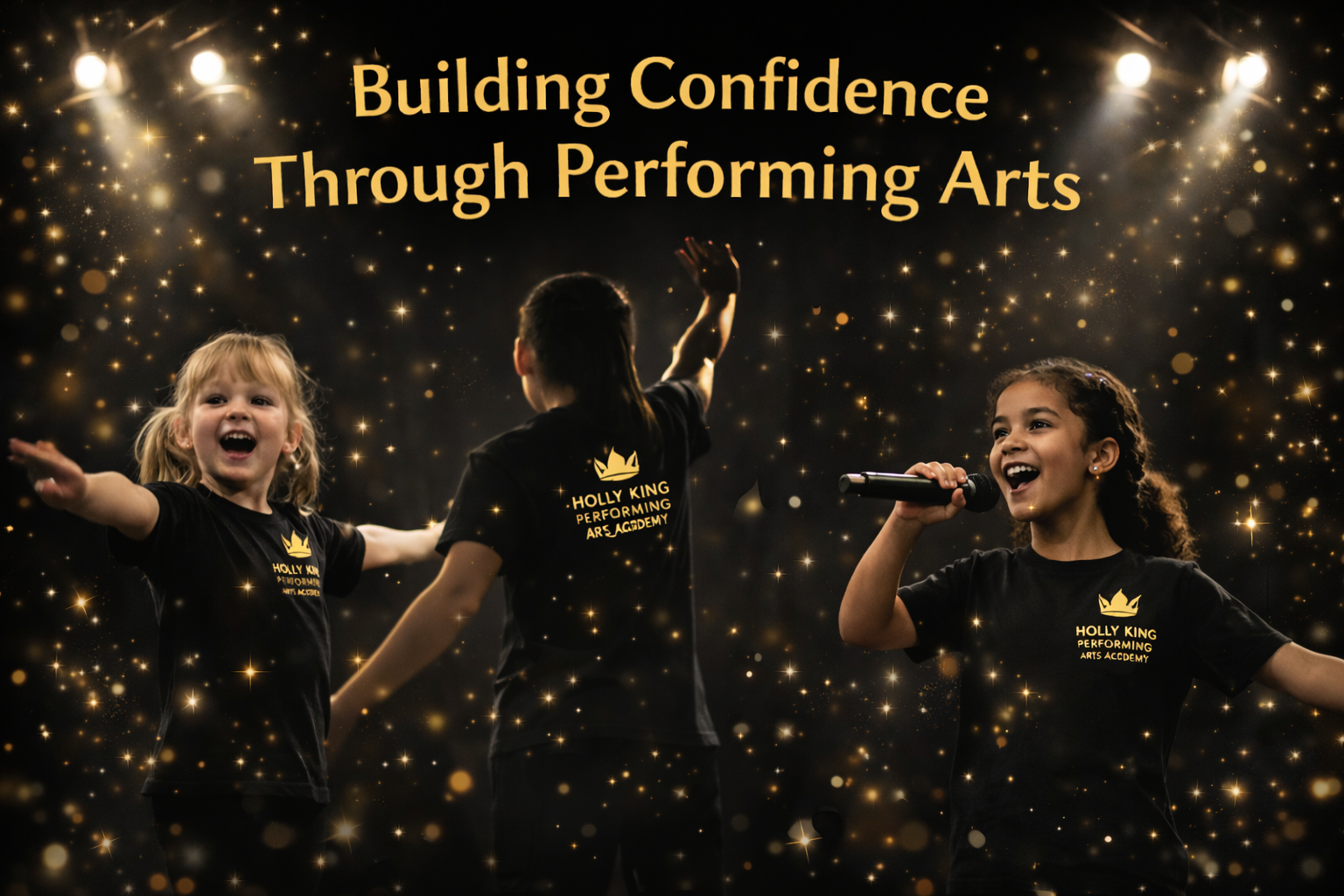 Performers building confidence and celebrating through the arts.